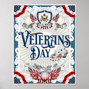 Póster Allin Gray "DÍA DE LOS VETERANOS VICTORIANOS"