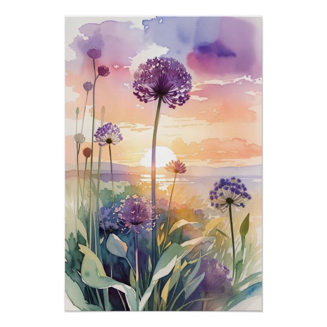 Póster Allium (Anverso)
