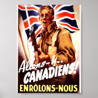 Póster allons-y-canadiense