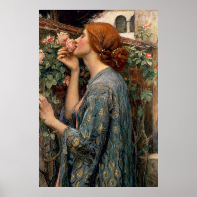 Póster Alma del Rosa, John William Waterhouse Bella Artes (Frente)