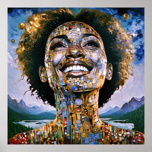 Póster "Alma Dorada, Cielos Infinitos" (Frente)