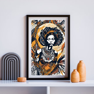 Póster Alma Dorada de África
