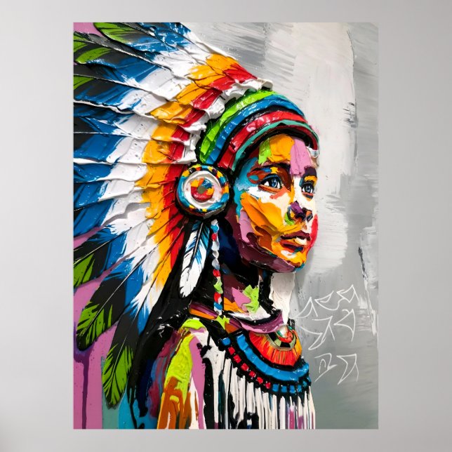 Póster "Alma nativa" (Frente)
