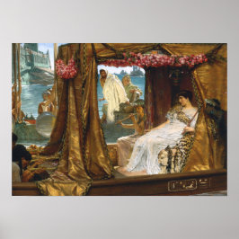 Póster Alma-Tadema - Antony Cleopatra