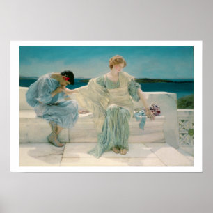 Póster Alma-Tadema   Ask me no more, 1906