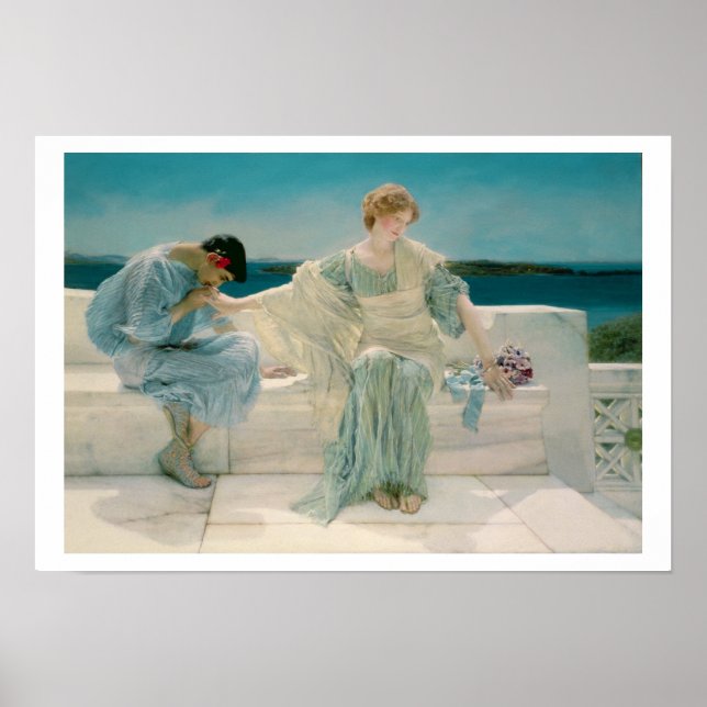 Póster Alma-Tadema | Ask me no more, 1906 (Frente)
