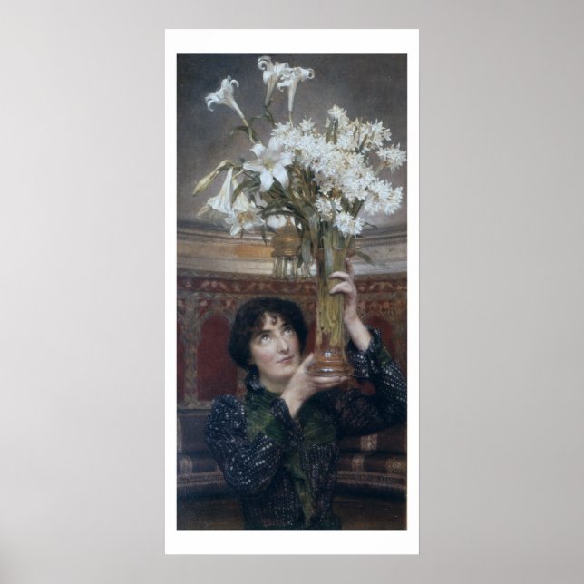 Póster Alma-Tadema | Bandera de la tregua, 1900 (Frente)