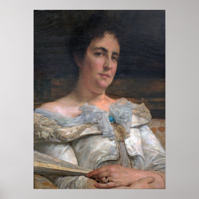 Póster Alma-Tadema - Barbara Allison Armor (Frente)