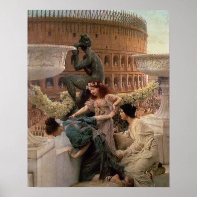Póster Alma-Tadema | Coliseo, 1896 (Frente)