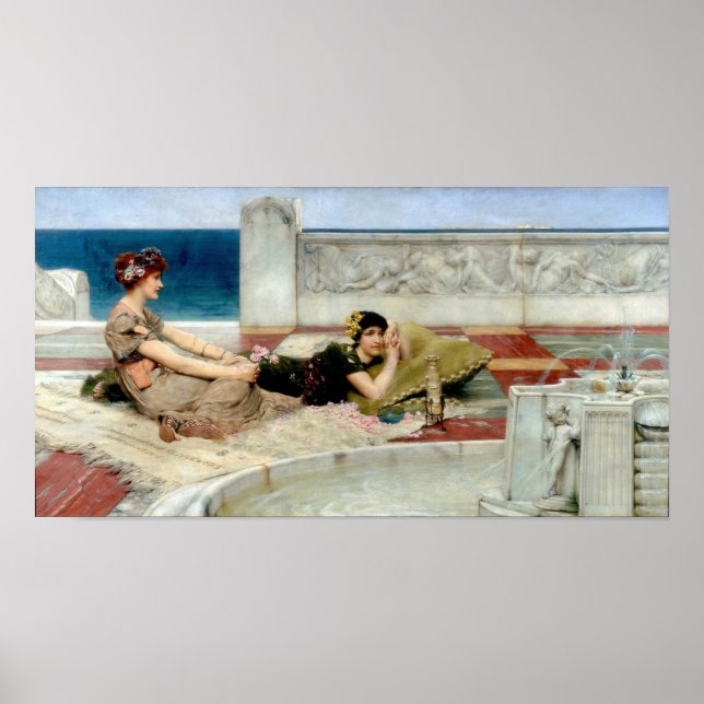 Póster Alma-Tadema - Devotas del Amor (Frente)