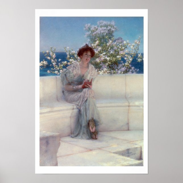 Póster Alma-Tadema | El año está en primavera (Frente)