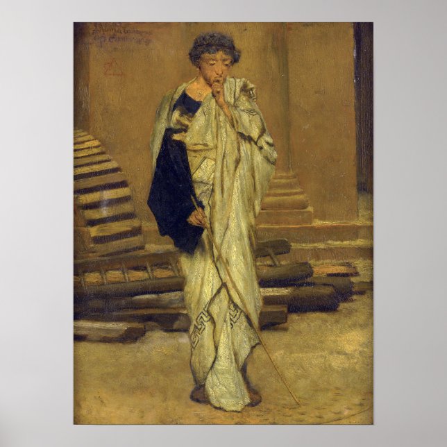 Póster Alma-Tadema - El arquitecto romano (Frente)