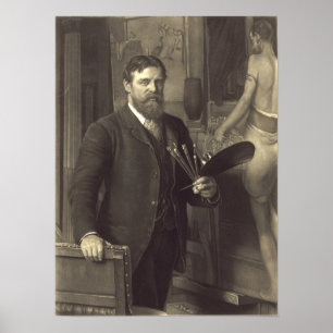 Póster Alma-Tadema - El artista en su estudio