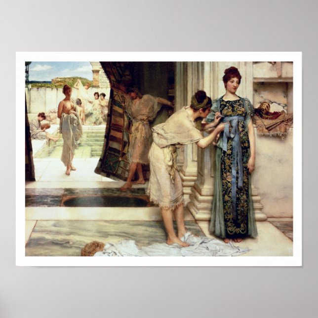 Póster Alma-Tadema | El Frigidarium, 1890 (Frente)