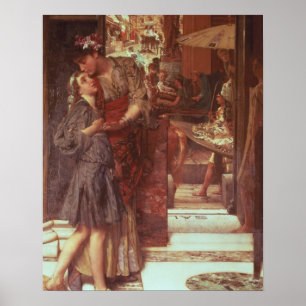 Póster Alma-Tadema el la salida, 1880
