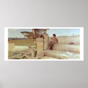 Póster Alma-Tadema el la voz de Spring, 1908