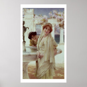 Póster Alma-Tadema el   un contraste de pareceres