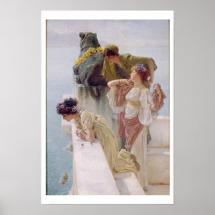 Póster Alma-Tadema el una esquina de ventajoso, 1895