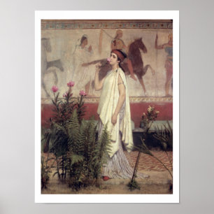 Póster Alma-Tadema el   una mujer griega, 1869
