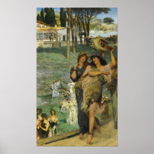 Póster Alma-Tadema - En La Carretera