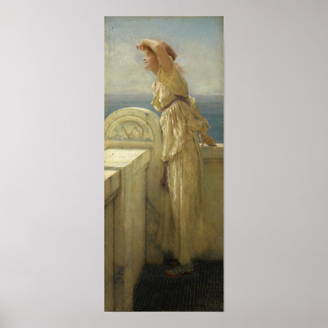 Póster Alma-Tadema - Esperanzador (Frente)