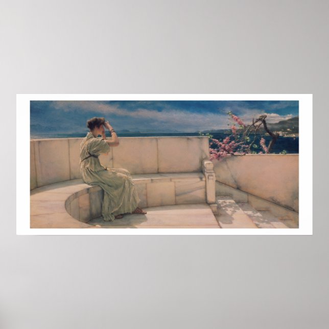 Póster Alma-Tadema | Expectations, 1885 (Frente)