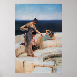 Póster Alma-Tadema - Favoritos plateados