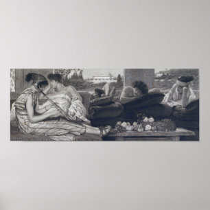 Póster Alma-Tadema - La Siesta 1881