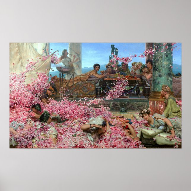Póster Alma-Tadema - Las Rosas De Heliogábalo (Frente)