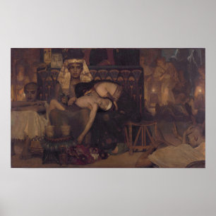 Póster Alma-Tadema - Muerte del primogénito del faraón