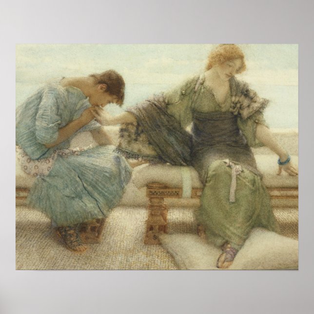 Póster Alma-Tadema | No me preguntes más, 1886 (Frente)