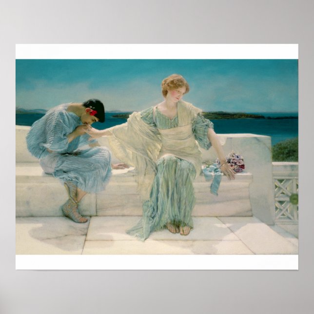 Póster Alma-Tadema | No me preguntes más, 1906 (Frente)