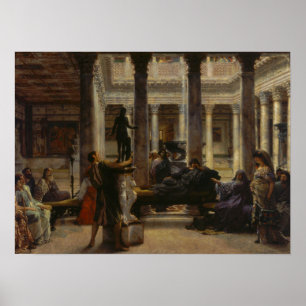 Póster Alma-Tadema - Un amateur romano