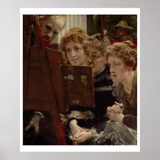 Póster Alma-Tadema | Un grupo familiar, 1896 (Frente)