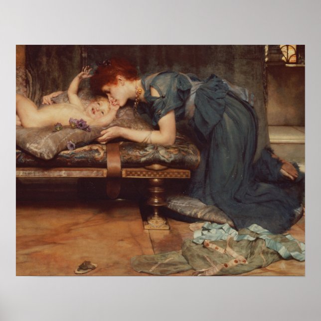 Póster Alma-Tadema | Un paraíso terrenal, 1891 (Frente)