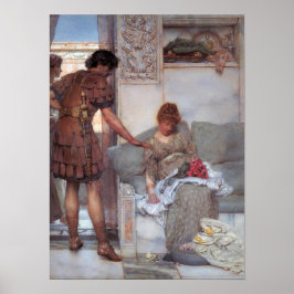 Póster Alma-Tadema - Un saludo silencioso
