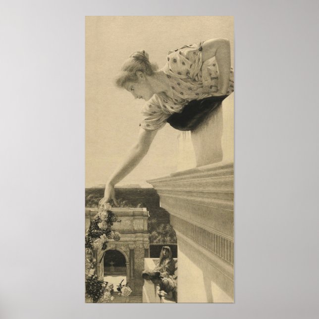 Póster Alma-Tadema - Velocidad de Dios 1894 (Frente)