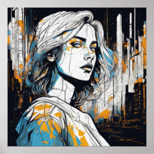 Póster Alma Urbana: Retrato De Una Mujer - Resumen De Art