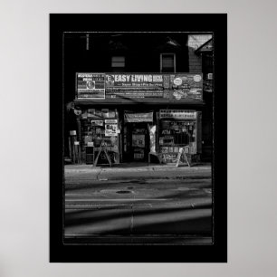 Póster Almacén de todo local nº 2 con borde