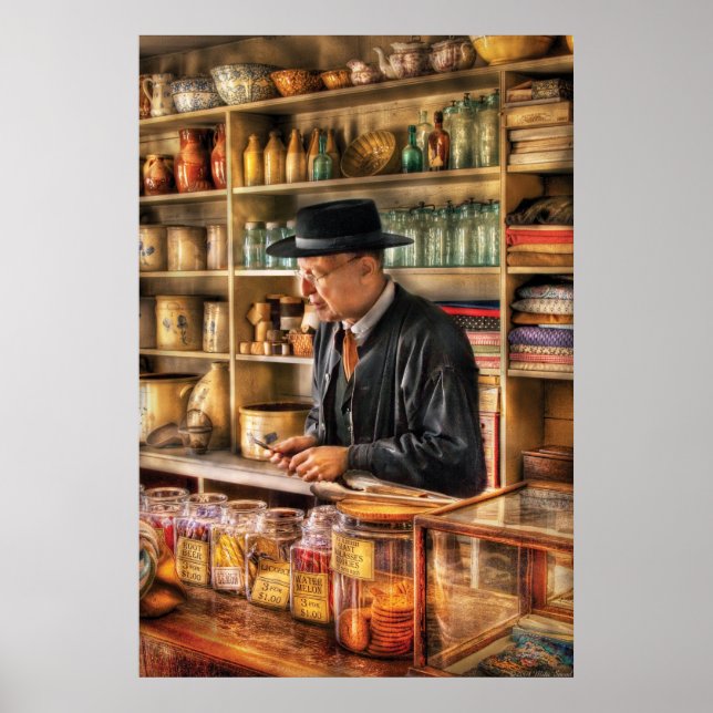 Póster Almacenar - En la Tienda General (Frente)
