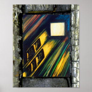 Póster Almas en la entrada