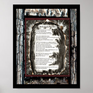 Póster Almas llorando por todas partes