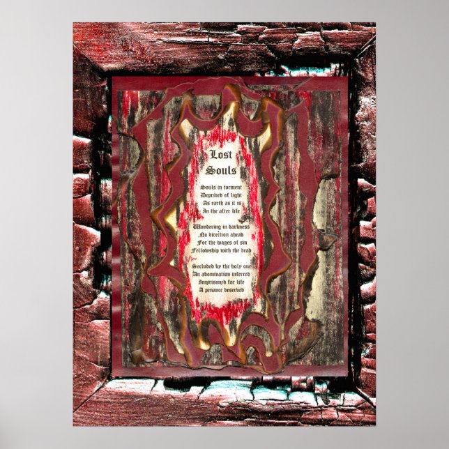 Póster Almas perdidas (Frente)