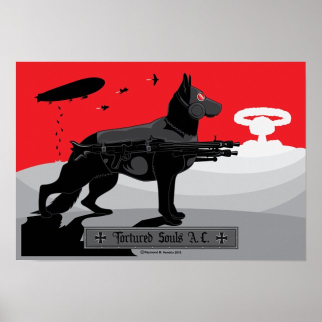 Póster "Almas torturadas A.C." GSD (Frente)