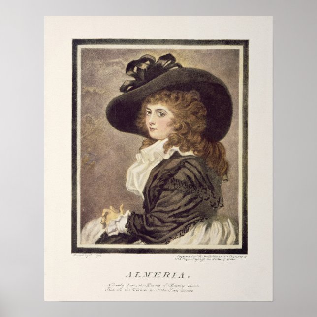 Póster Almería, grabado y pub. por John Raphael (Frente)