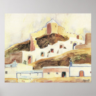 Póster Almeria por Walter Gramatte, Expresionismo Vintage