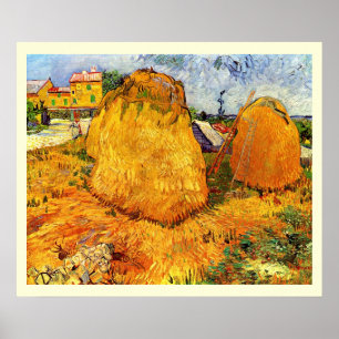 Póster Almiares en Provenza por Vincent van Gogh