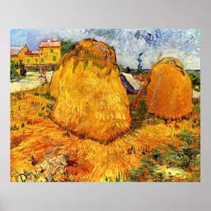 Póster Almiares en Provenza por Vincent van Gogh