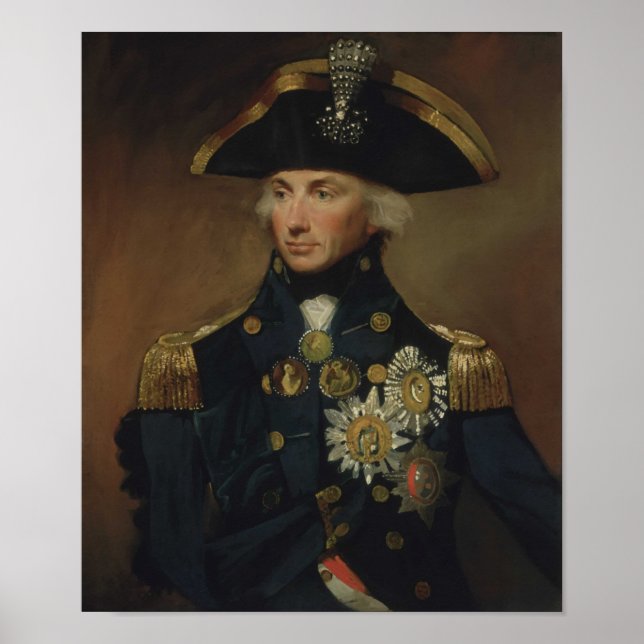 Póster Almirante Horatio Nelson (Frente)