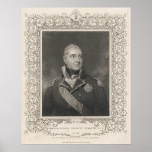 Póster Almirante sir Edward Pellew, c.1810